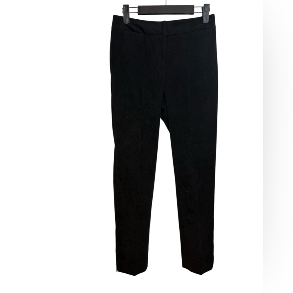J.McLaughlin Black Faux Suede Ankle Pants